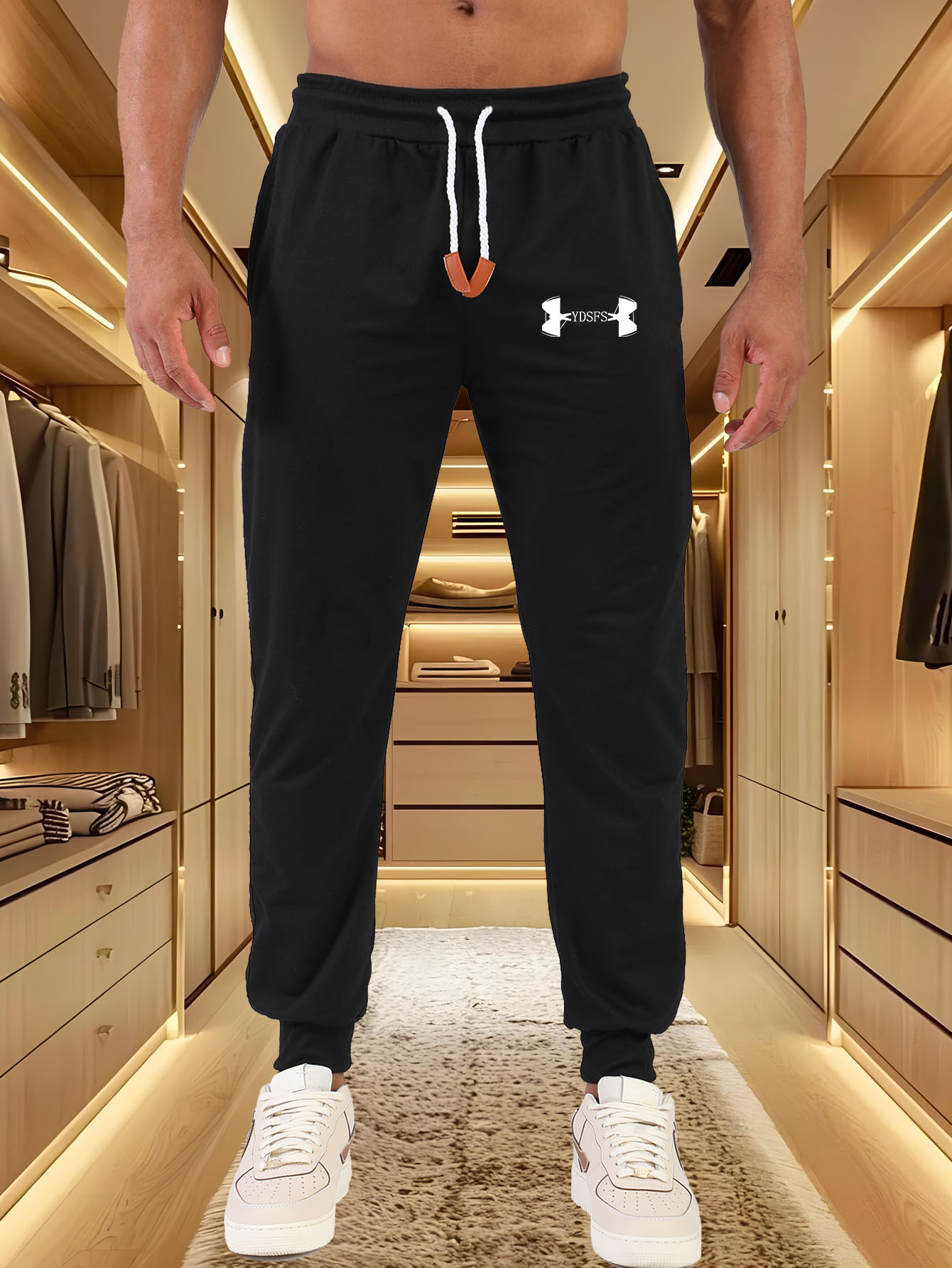 Streetwear Brand With A Logo - Celana Jogger Pria Sport Bermerek Logo