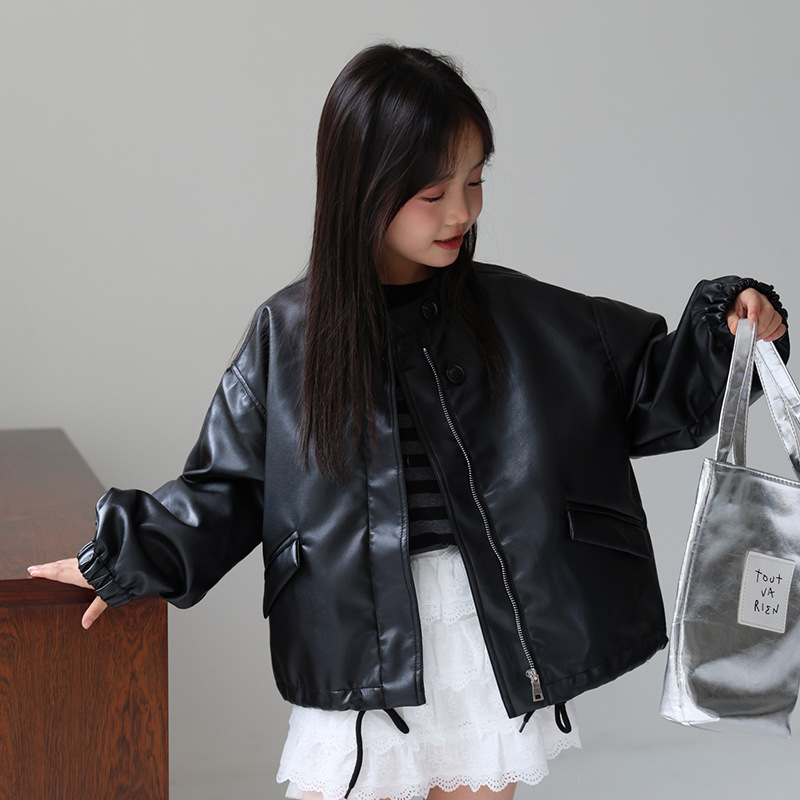Streetwear Brand With A Logo - Jaket Kulit Pu Sepeda Motor Rock