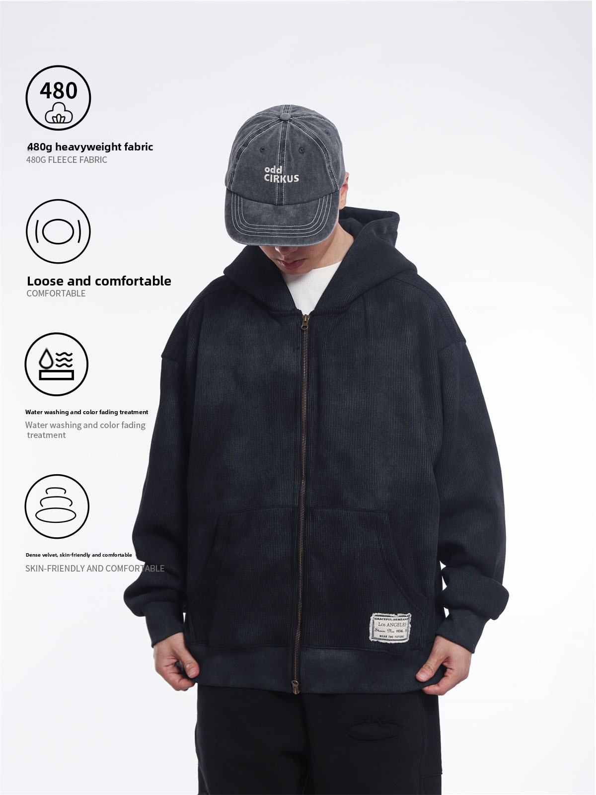 Hoodie Pria Gaya Retro Jepang, - Streetwear Brand Japanese ulasan dan harga