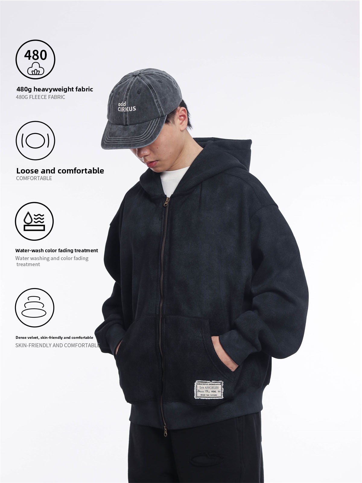 Hoodie Pria Gaya Retro Jepang, - Streetwear Brand Japanese ulasan dan harga