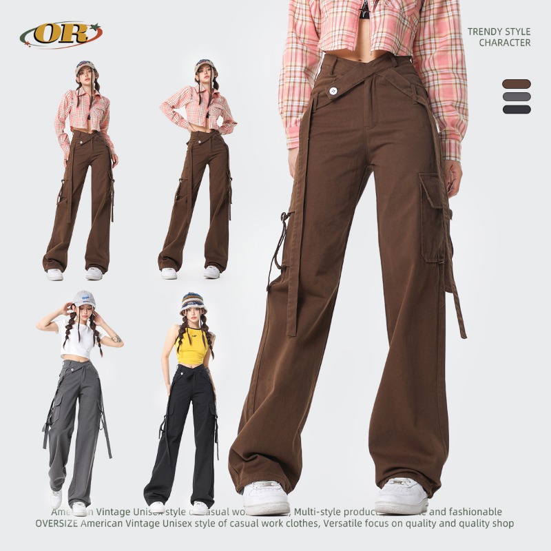 Celana Cargo Wanita 100% Katun - Streetwear Brand Japanese ulasan dan harga