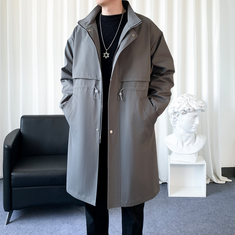 Mantel Trench gaya Korea pria, - Streetwear Brand Fashion ulasan dan harga