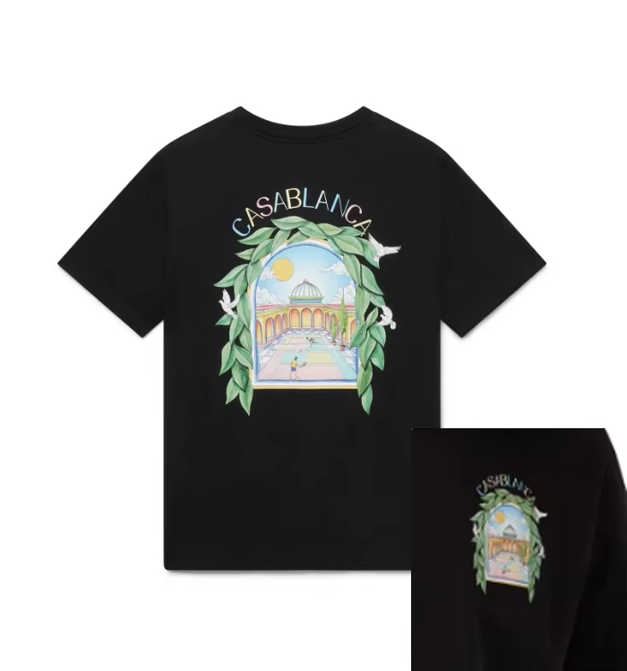 Kaos Grafis Katun Seni Lengkun - French Streetwear Brand ulasan dan harga