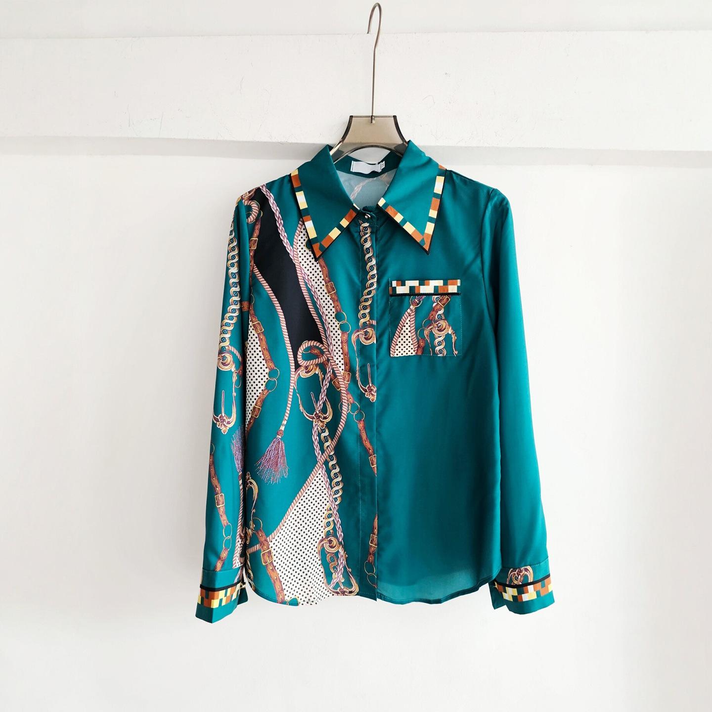 Kemeja Lengan Panjang Gaya Pra - French Streetwear Brand ulasan dan harga