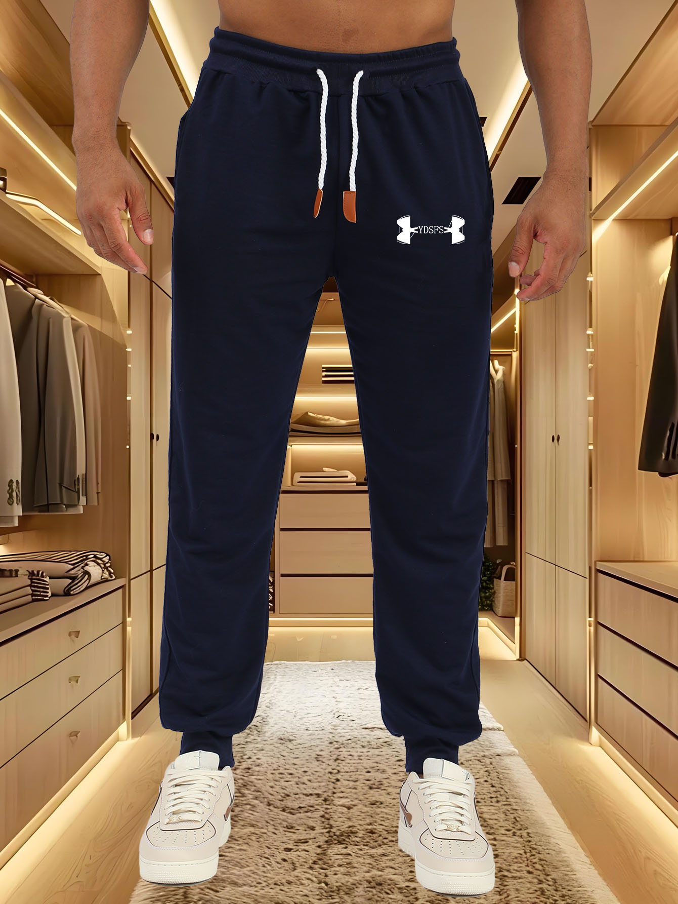 Celana Jogger Pria Sport Berme - Streetwear Brand With A Logo ulasan dan harga