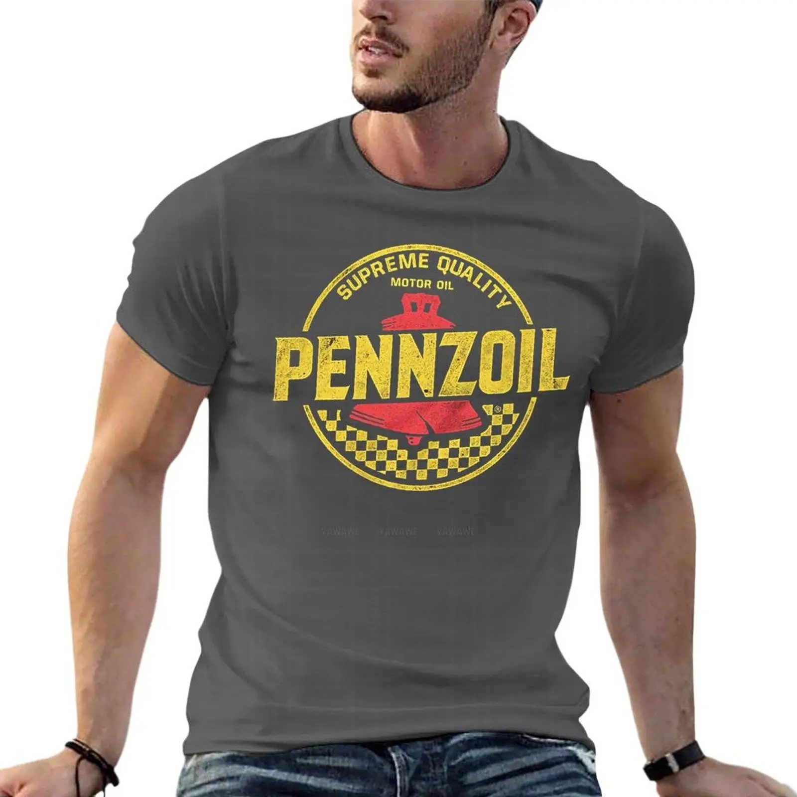 Distressed Pennzoil Logo minya - Streetwear Brand With A Logo ulasan dan harga