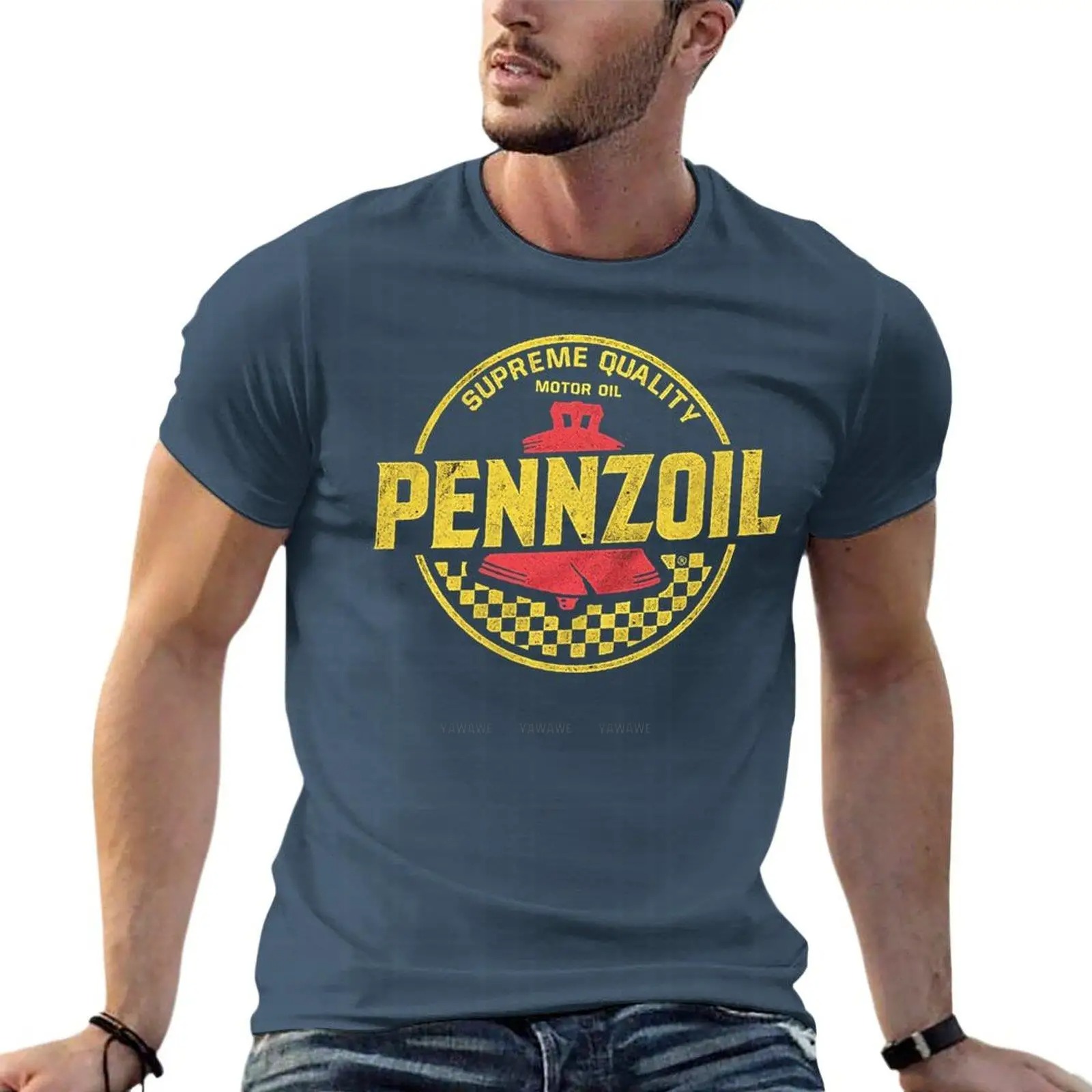 Distressed Pennzoil Logo minya - Streetwear Brand With A Logo ulasan dan harga