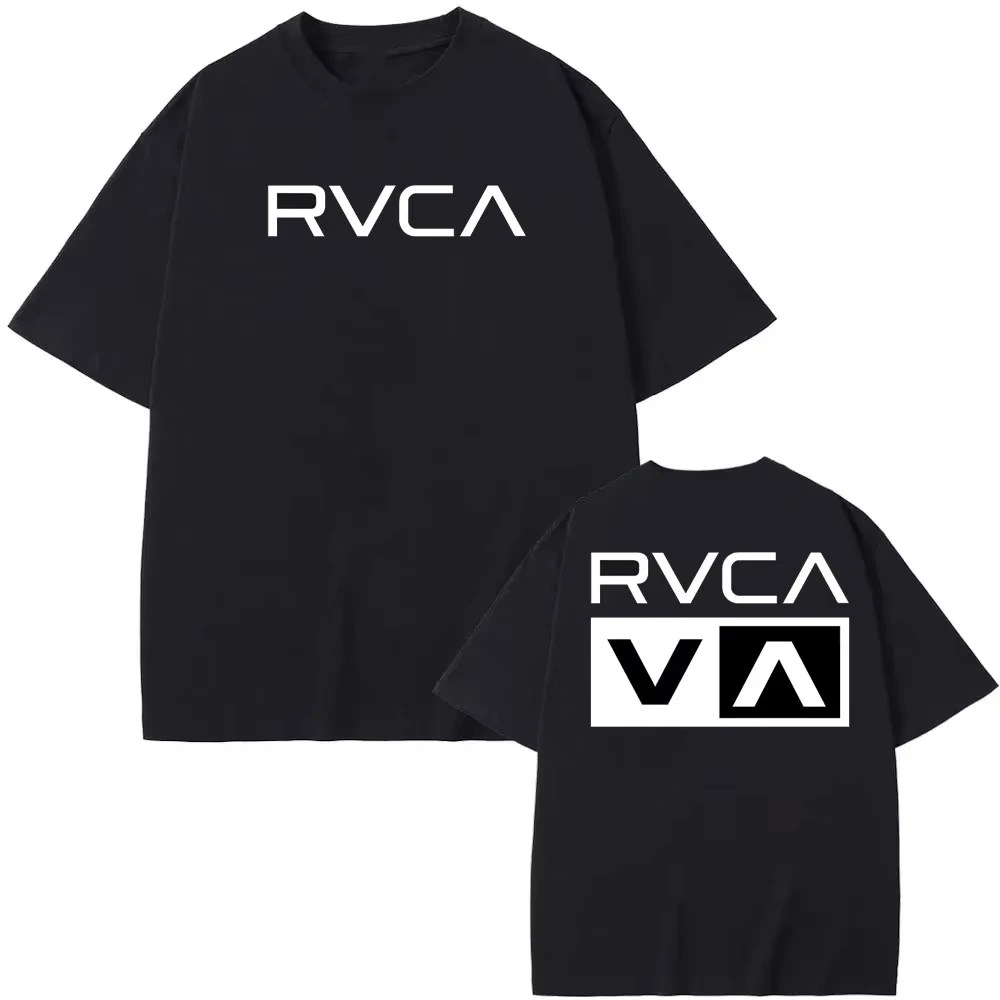 RVCA T Shirt Hitam Tee Musim P - Streetwear Brand Fashion ulasan dan harga